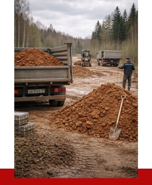 Глина и суглинки в Щербинке от 4582 р. за куб | ПРОНЕРУДЩрб