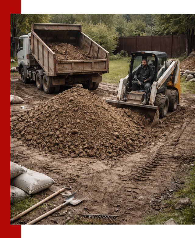 Суглинок для планировки участков в Щербинке с доставкой и выгрузкой