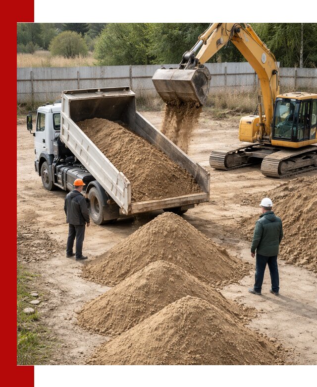 Доставка супеси вагонными и автопартиями в Щербинке