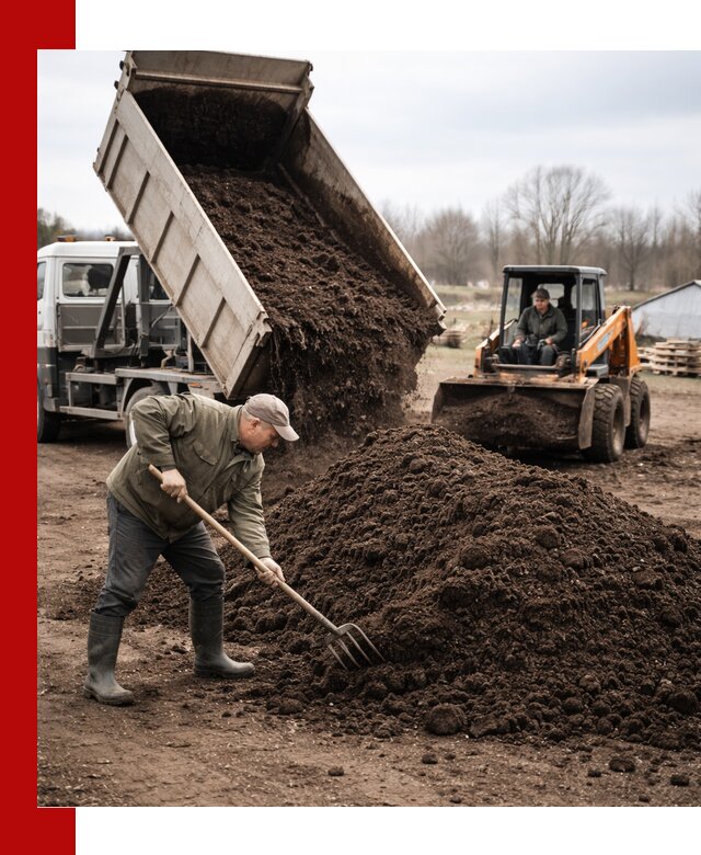Доставка и продажа перегноя в Щербинке быстро и дешево