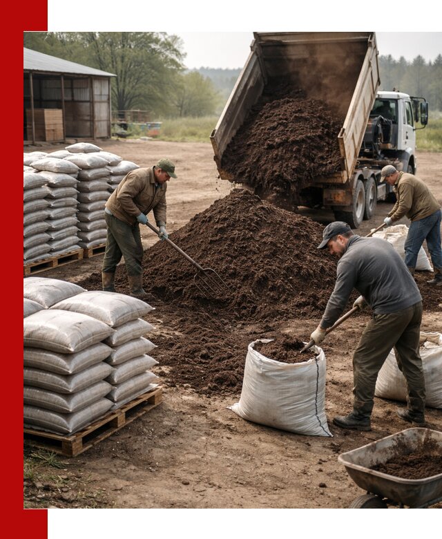 Доставка компоста оптом и в розницу в Щербинке