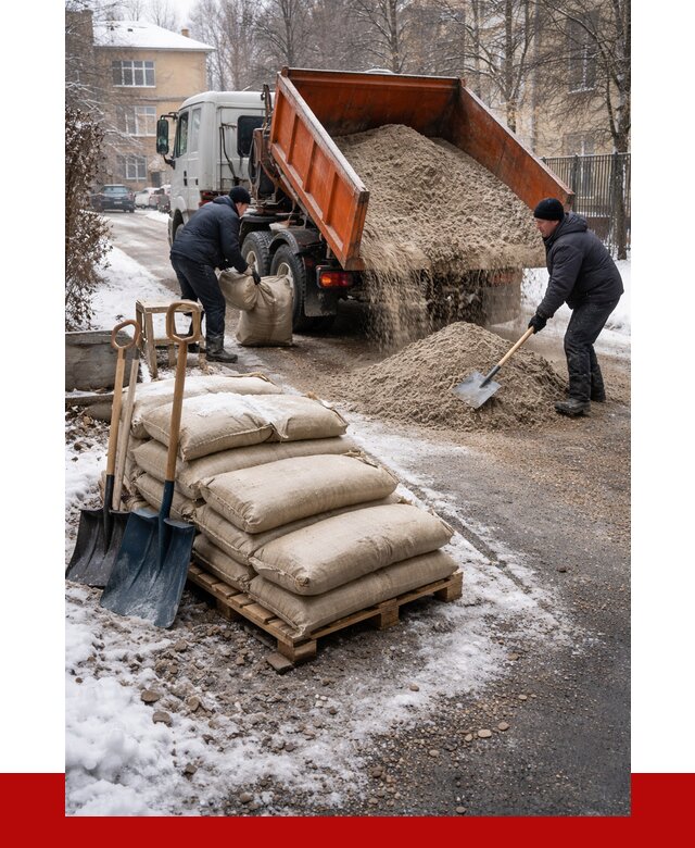 Противогололедные материалы оптом в Щербинке от 4276 р. | ПРОНЕРУДЩрб