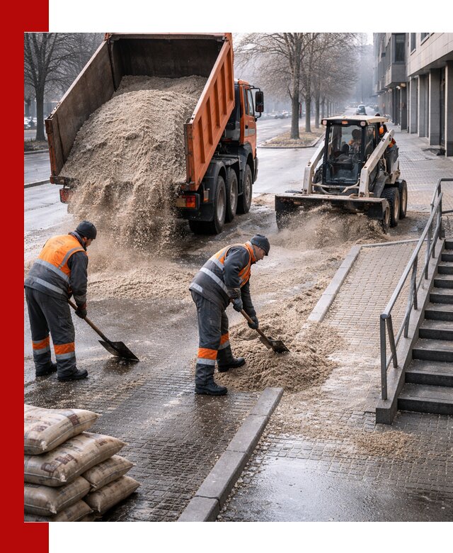 Поставка противогололедных материалов в Щербинке
