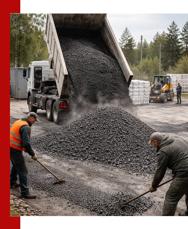 Доставка и продажа асфальтного гранулята в Щербинке