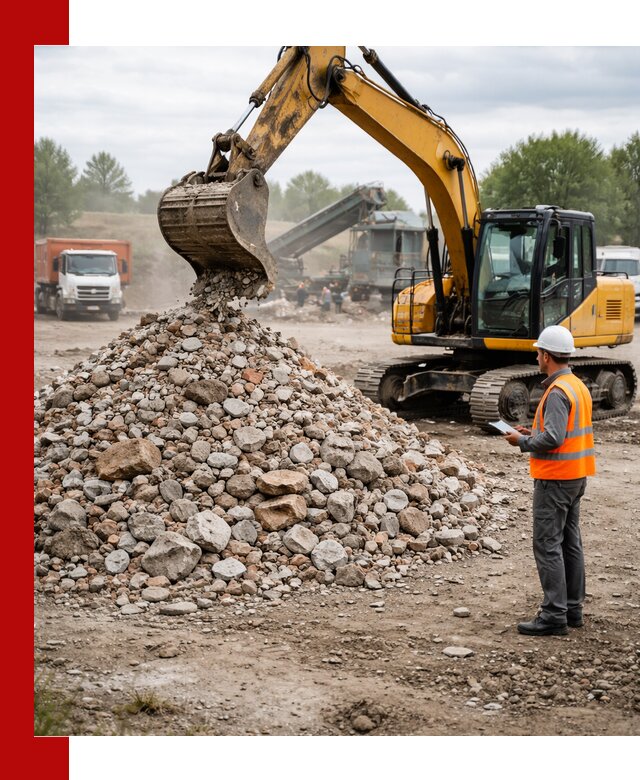 Доставка и вывоз строительного боя в Щербинке