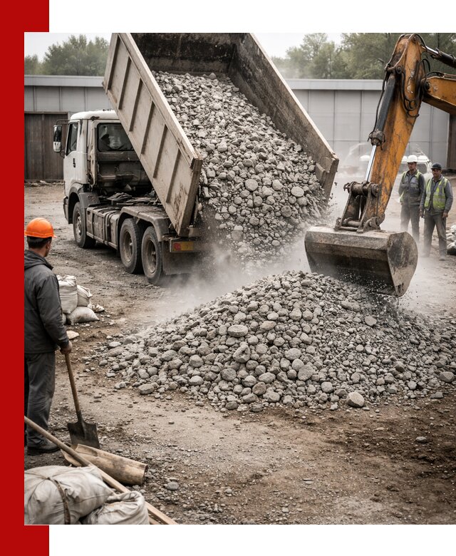 Доставка дробленого бетона в Щербинке оптом и в розницу