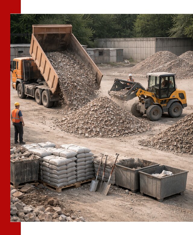 Вторичные материалы для отсыпки в Щербинке — поставка и доставка