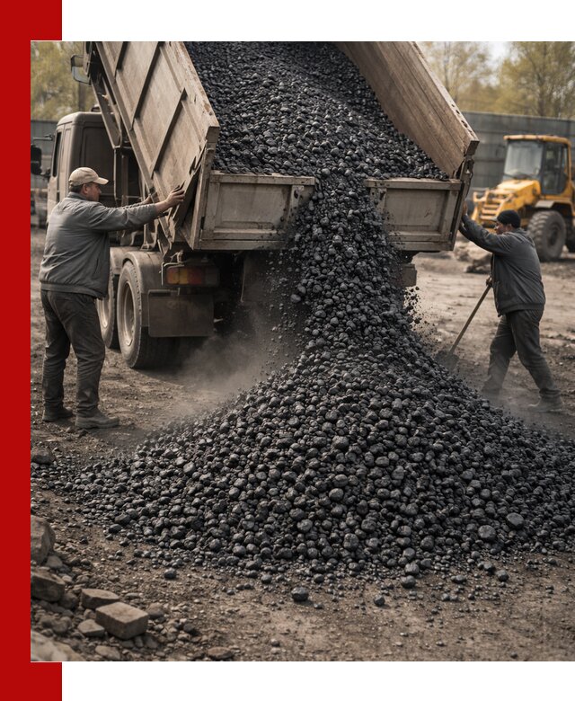 Доставка угля семечка самосвалами в Щербинке