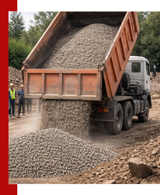 Доставка сыпучих материалов самосвалом в Щербинке быстро и надежно