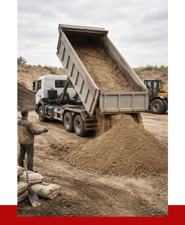 Доставка самосвалом 20 кубов в Щербинке от 7637 р. | ПРОНЕРУДЩрб