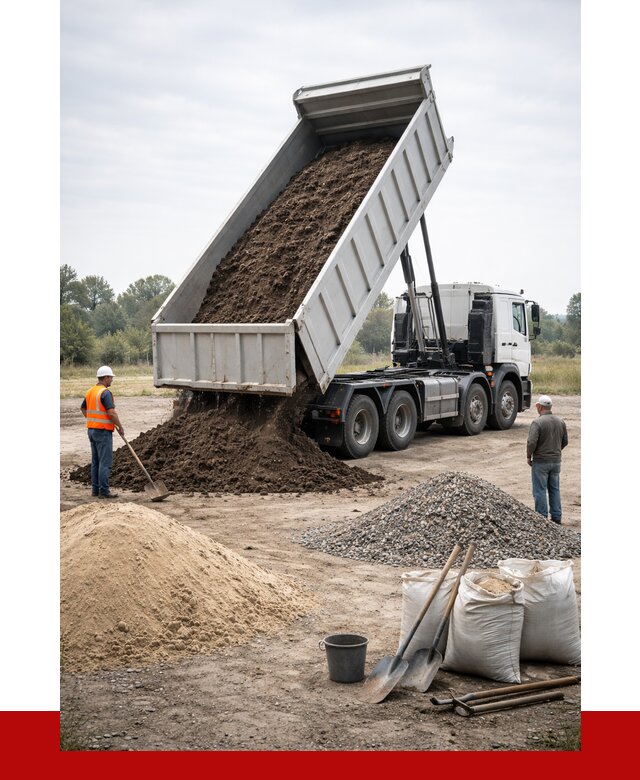 Доставка самосвалом 30 кубов в Щербинке от 8655 р. | ПРОНЕРУДЩрб