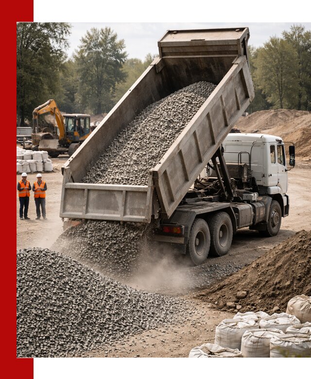 Аренда самосвала в Щербинке для доставки сыпучих и нерудных материалов