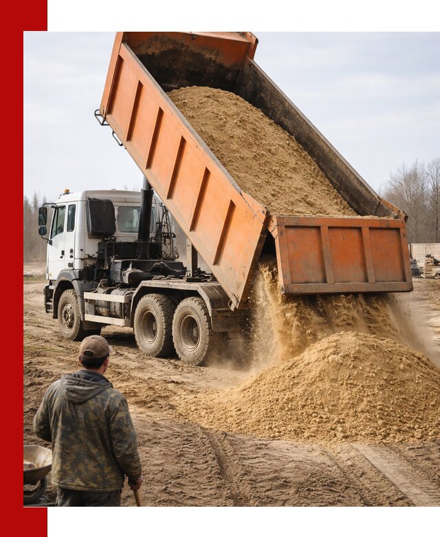 Аренда самосвала 20 тонн для перевозки грузов в Щербинке