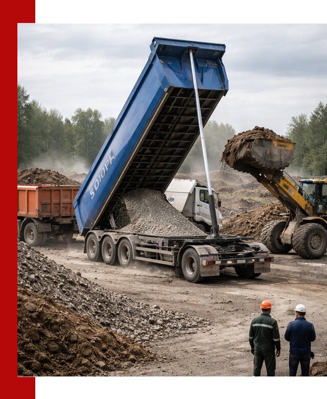 Аренда тонар 40 тонн в Щербинке с доставкой материалов