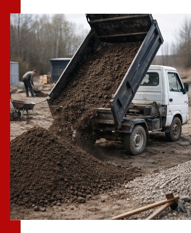 Аренда минисамосвала в Щербинке для доставки сыпучих материалов