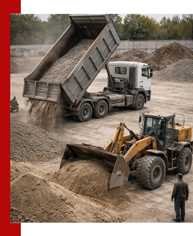 Перевозка сыпучих грузов самосвалами и бортовыми в Щербинке