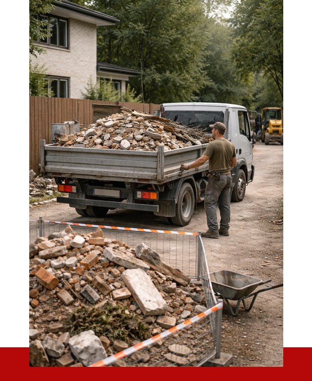 Вывоз строительного мусора с погрузкой в Щербинке от 7637 р | ПРОНЕРУДЩрб