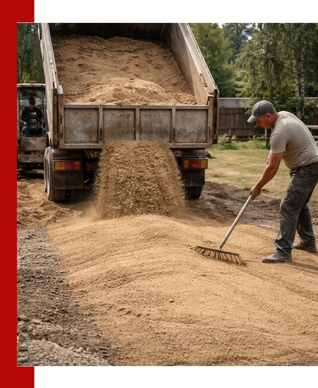Отсыпка участка песком в Щербинке быстро и качественно