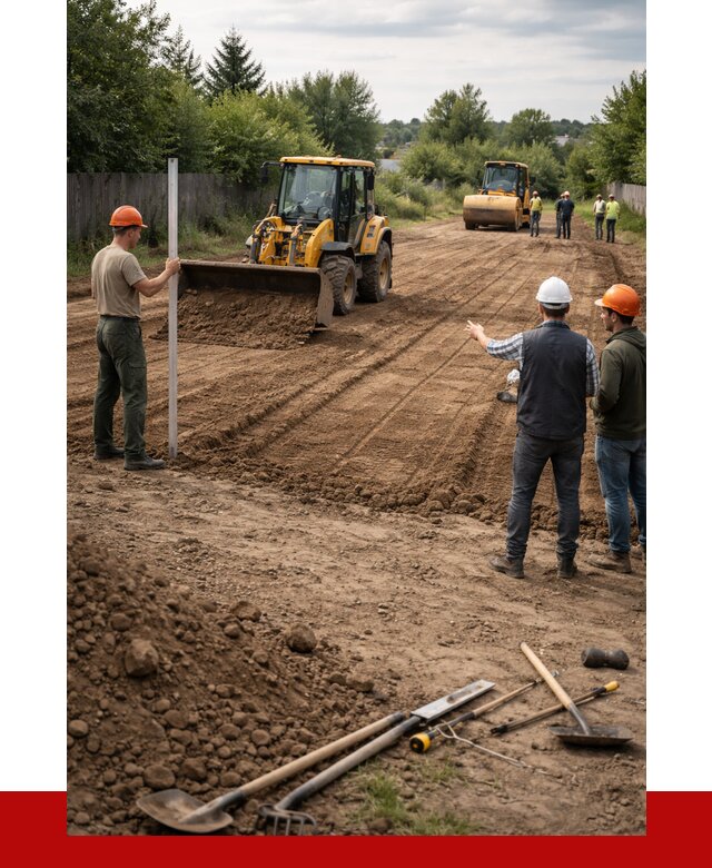 Планировка участка грунтом в Щербинке от 4582 р ПРОНЕРУДЩрб