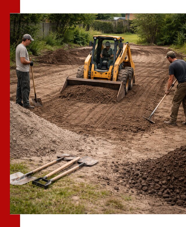 Планировка участка грунтом с вывозом и доставкой в Щербинке