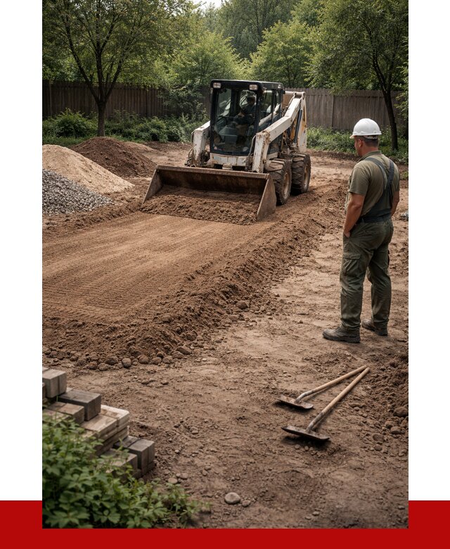 Выравнивание участка под ключ в Щербинке от 3564 р. | ПРОНЕРУДЩрб