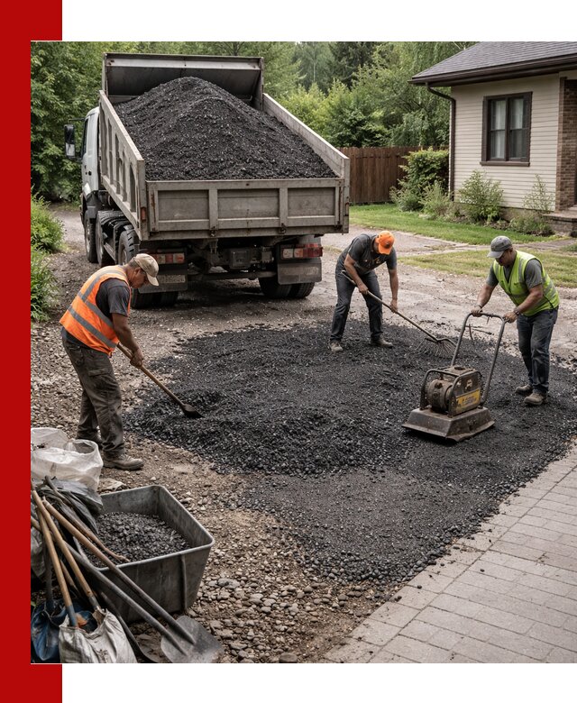 Асфальтовая крошка для двора с доставкой в Щербинке